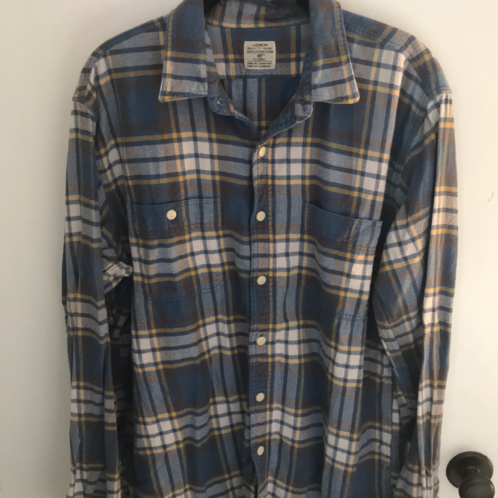 J Crew Flannel Button Down